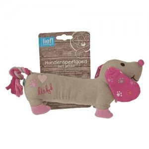 Lief! Girls Hondenspeelgoed - Canvas Teckel - Image 2