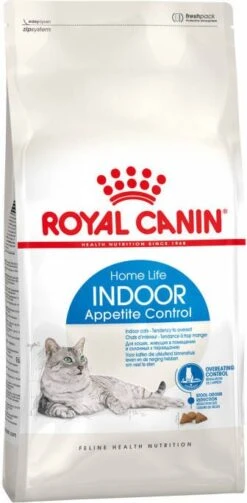 Royal Canin Indoor Appetite Control Kattenvoer 2 X 4 Kg -Dierenwinkel royal canin indoor appetite control 2 kg 42814
