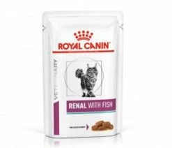 Royal Canin Veterinary Renal With Fish Zakjes Kattenvoer 2 Dozen(24 X 85 Gr )