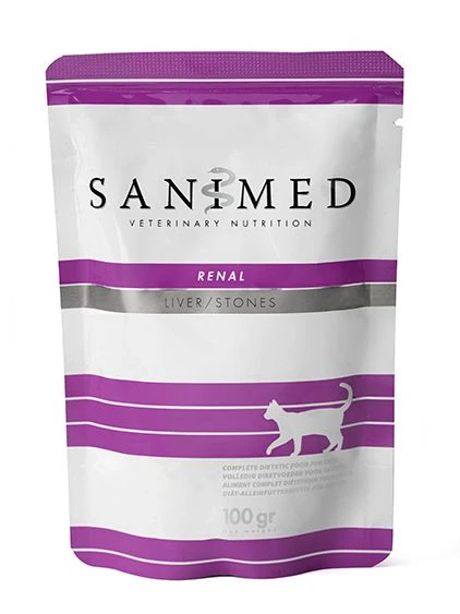 Sanimed Renal - Kattenvoer - 12x100gr 3 Sanimed Renal - Kattenvoer - 12x100gr