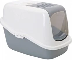 Savic Lichtgrijs/Wit Combi Deal Kattenbak Nestor + 2 Stuks Vervangingsfilter + Bag It Up Litter Tray Bags -Dierenwinkel savic lichtgrijswit combi deal kattenbak nestor 2 stuks vervangingsfilter bag it up litter tray bags