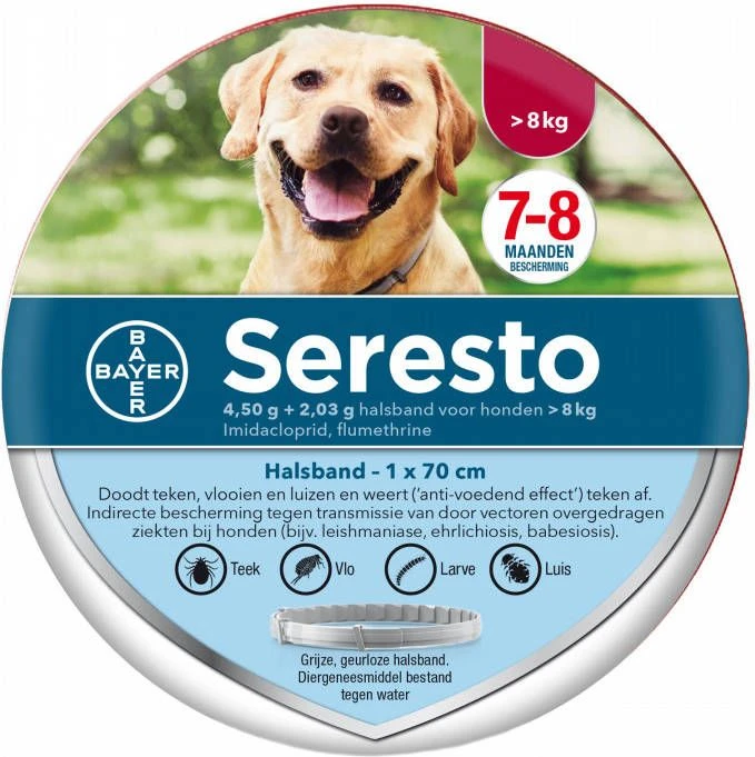 Seresto 5% Korting! Op Vlooienhalsband Voor Honden Voor Honden > 8 Kg(Halsband 70 Cm ) 12 Seresto 5% Korting! Op Vlooienhalsband Voor Honden Voor Honden > 8 Kg(Halsband 70 Cm ) - Image 10