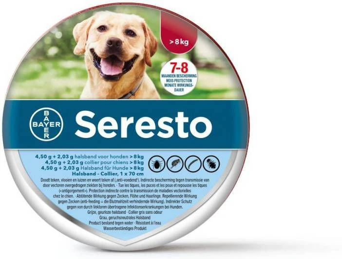 Seresto 5% Korting! Op Vlooienhalsband Voor Honden Voor Honden > 8 Kg(Halsband 70 Cm ) 8 Seresto 5% Korting! Op Vlooienhalsband Voor Honden Voor Honden > 8 Kg(Halsband 70 Cm ) - Image 6