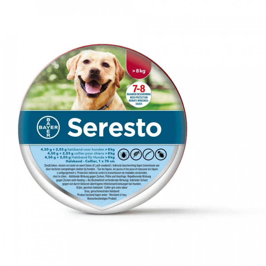 Seresto 5% Korting! Op Vlooienhalsband Voor Honden Voor Honden > 8 Kg(Halsband 70 Cm ) 9 Seresto 5% Korting! Op Vlooienhalsband Voor Honden Voor Honden > 8 Kg(Halsband 70 Cm ) - Image 7