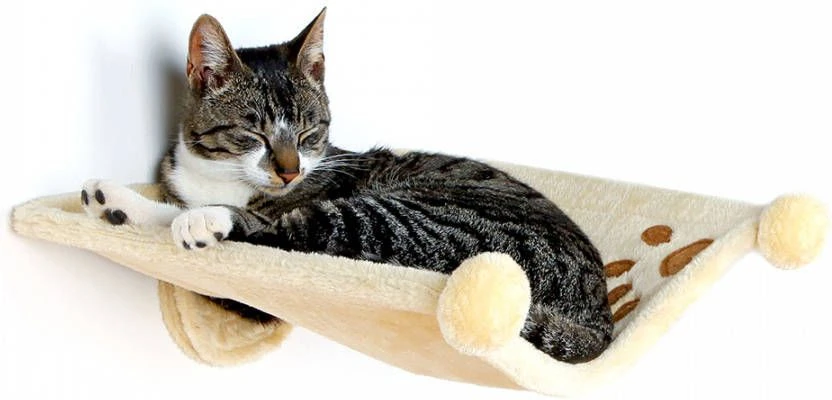 Trixie Hangmat Voor Aan De Muur Kattenhangmat 42x41 Cm Beige 4 Trixie Hangmat Voor Aan De Muur Kattenhangmat 42x41 Cm Beige - Image 2