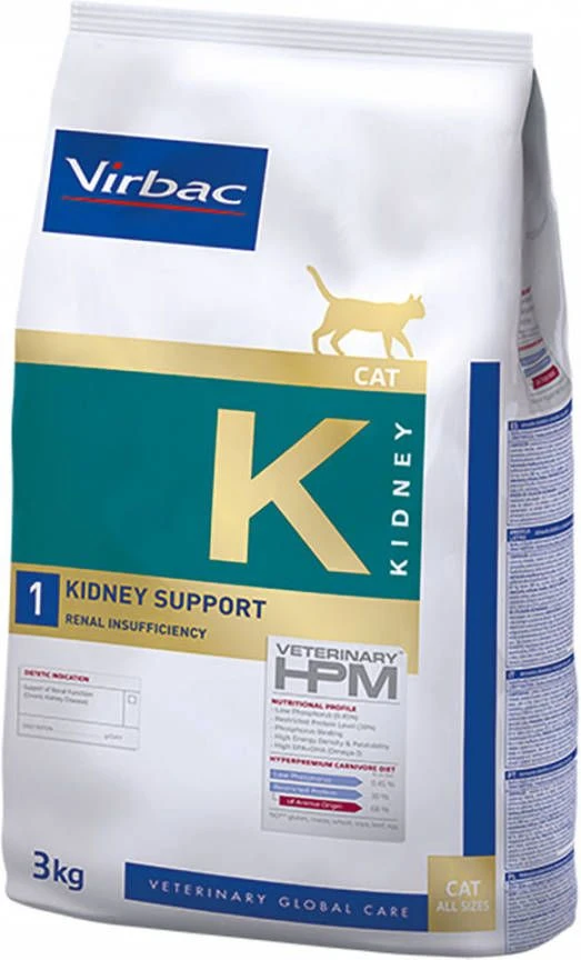 Virbac 2x3kg Vet Veterinary HPM Cat Kidney Support Kattenvoer 4 Virbac 2x3kg Vet Veterinary HPM Cat Kidney Support Kattenvoer - Image 2