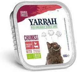 Yarrah 24 + 6 Gratis! Bio Chunks Of Paté, Kattenvoer Bio Chunks Kip Met Bio Kip & Rund 3 Yarrah 24 + 6 Gratis! Bio Chunks Of Paté, Kattenvoer Bio Chunks Kip Met Bio Kip & Rund