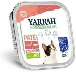 Yarrah Paté Kat Kuipje Met Zalm Bio 16 X 100 G 3 Yarrah Paté Kat Kuipje Met Zalm Bio 16 X 100 G