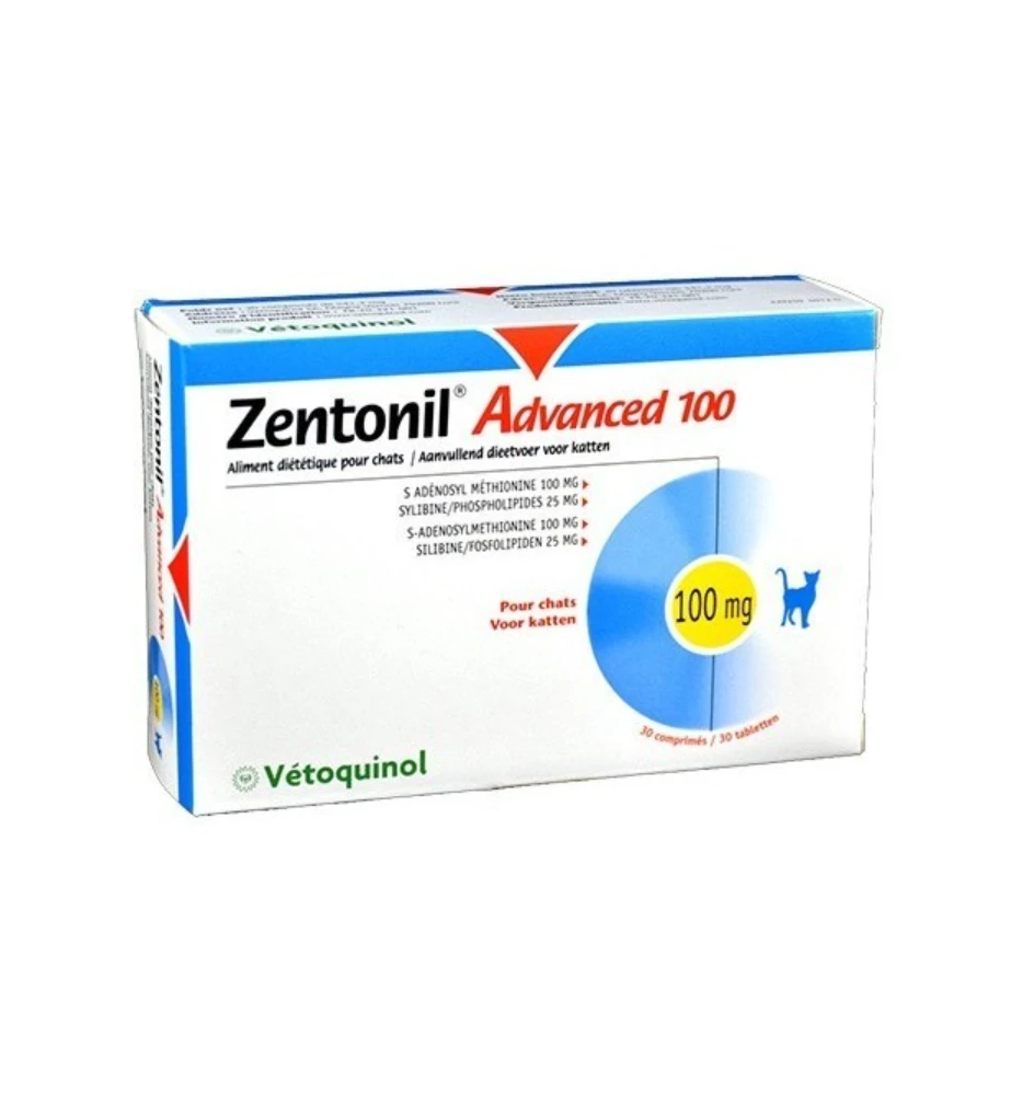 Vetoquinol Zentonil Advanced 100 - 30 Tabletten 3 Vetoquinol Zentonil Advanced 100 - 30 Tabletten